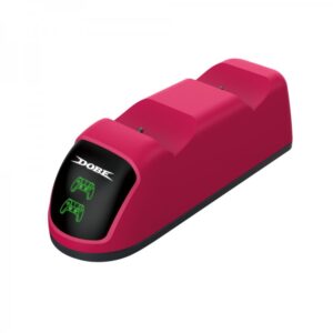 Dobe Charging Dock for PS5 - Red