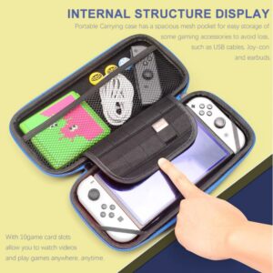 A-ONE-K 11-in-1 Accessory Kit for Nintendo Switch OLED - Black