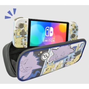 Hori Cargo Pouch Compact for Nintendo Switch - Pikachu & Gengar Edition
