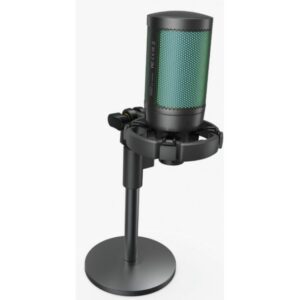 Porodo PDX519 RGB Condenser Microphone - Black