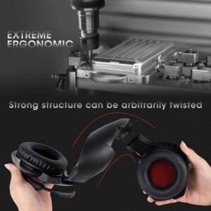 Onikuma K5 Pro Gaming Headset - Red LED