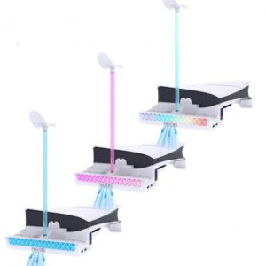 PGTECH RGB Horizontal Console Bracket for PS5 Slim