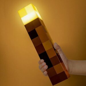 Minecraft Brownstone Torch Lamp