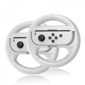 EIMGO Steering Wheel Kit for Nintendo Switch - White x2