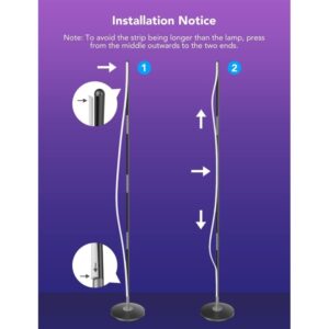 GoVee RGBICW Smart Floor Lamp