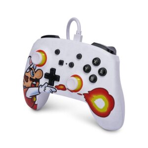 PowerA Enhanced Wired Controller - Nintendo Switch - Fireball Mario