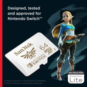 SanDisk MicroSDXC - 64GB for Nintendo Switch