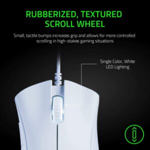 Razer Deathadder Essential Gaming Mouse - White Edition