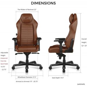 DXRacer Master Series Gaming Chair - Light Brown