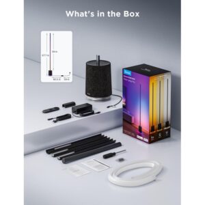 GoVee RGBICWW Floor Lamp Pro - Black