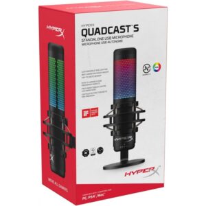 HyperX Quadcast S RGB USB Condenser Microphone
