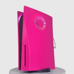 Dobewingdelou PS5 Standard RGB Faceplate with Cooling Vent - Pink