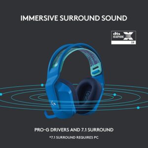 Logitech G733 Lightspeed Wireless Gaming Headset - Blue