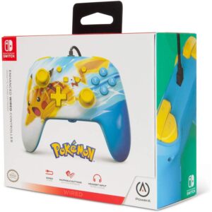 PowerA Enhanced Wired Controller - Nintendo Switch - Pokemon Pikachu Charge
