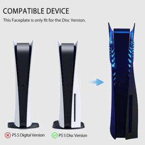 Dobewingdelou PS5 Standard RGB Faceplate with Cooling Vent - Black