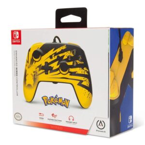 PowerA Enhanced Wired Controller - Nintendo Switch - Lightning Pikachu