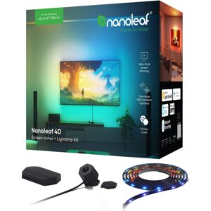 Nanoleaf 4D Screen Mirror and Lightstrip Kit - 65 inch