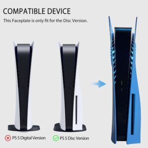 Dobewingdelou PS5 Standard RGB Faceplate with Cooling Vent - Blue