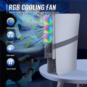 JYS RGB Cooling Fan for PS5 Pro - Retro