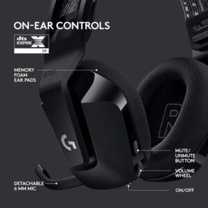 Logitech G733 Lightspeed Wireless Gaming Headset - Black