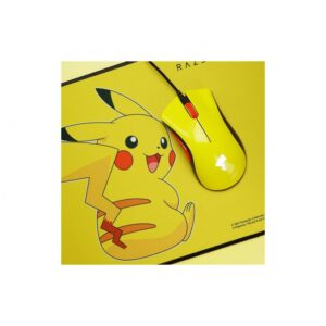 Razer Deathadder Gaming Mouse + Mouse Pad - Pikachu Limited Edition