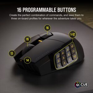 Corsair Scimitar Elite Wireless MMO Gaming Mouse