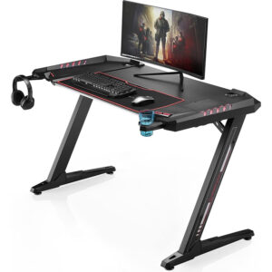 Eureka Z2 Gaming Desk - Black