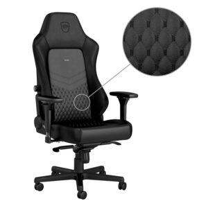 Noblechairs HERO REAL LEATHER BLACK Gaming Chair