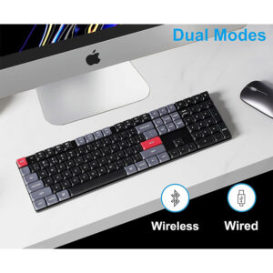 Keychron K5 Pro B1 Wireless Mechanical Gaming Keyboard - Red Switch - RGB Backlight