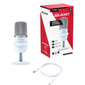 HyperX Solocast USB Microphone - White
