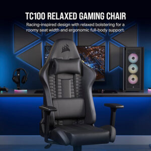 Corsair TC100 RELAXED Gaming Chair - Black