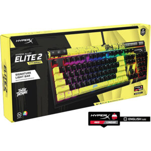 HyperX Alloy Elite 2 Mechanical Gaming Keyboard - HyperX Red Switch - TimTheTatMan Edition