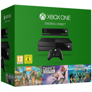 Xbox One 500GB New Series + Kinect + 3 Games + 3.5 mm Headset Jack
