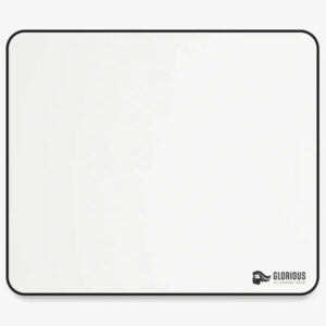 Glorious Stitched Cloth Mouse Pad - Large - White
