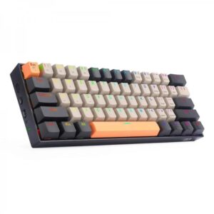 Redragon Draconic K530 Pro Wireless Mechanical Keyboard - Blue Switch - Black/Cream/Orange