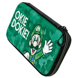PDP Slim Travel Case - Luigi Camo Edition