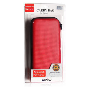 Oivo Anti Shock Carry Bag for Nintendo Switch - Red