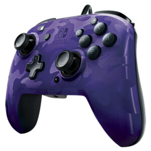 Faceoff Deluxe+ Audio Wired Controller - Purple Camo