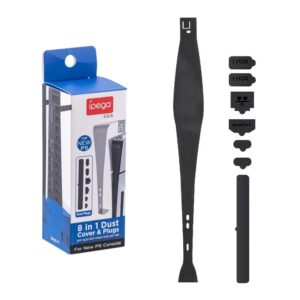 ipega 8 in 1 Dust Covers & Plugs for PS5 Slim