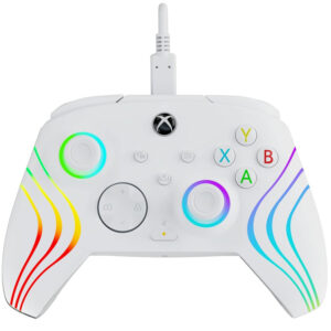 PDP Afterglow Wave Wired Controller - White