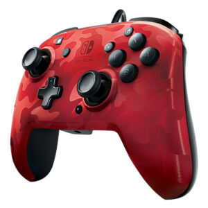 Faceoff Deluxe+ Audio Wired Controller - Red Camo