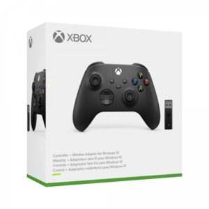 Xbox Wireless Controller with Adapter for windows 10 - New Series - Carbon Black
