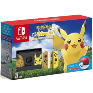 Nintendo Switch Pikachu & Eevee Edition with Pokemon: Let's Go, Pikachu! + Poke Ball Plus